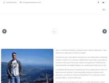 Tablet Screenshot of guideinbarcelona.com